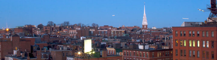 North End roof top view