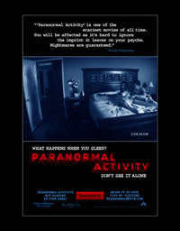 paranormal activity movie poster
