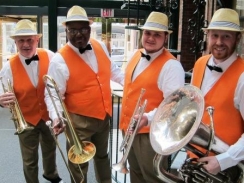  Boston Brass strolling musicians 