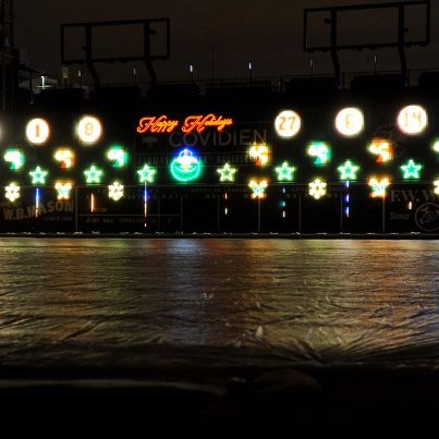 365 things to do in Boston, fenway park winter light show, fenway/kenmore, red sox