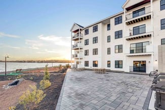 Exterior of Sedna apartments in Beverly