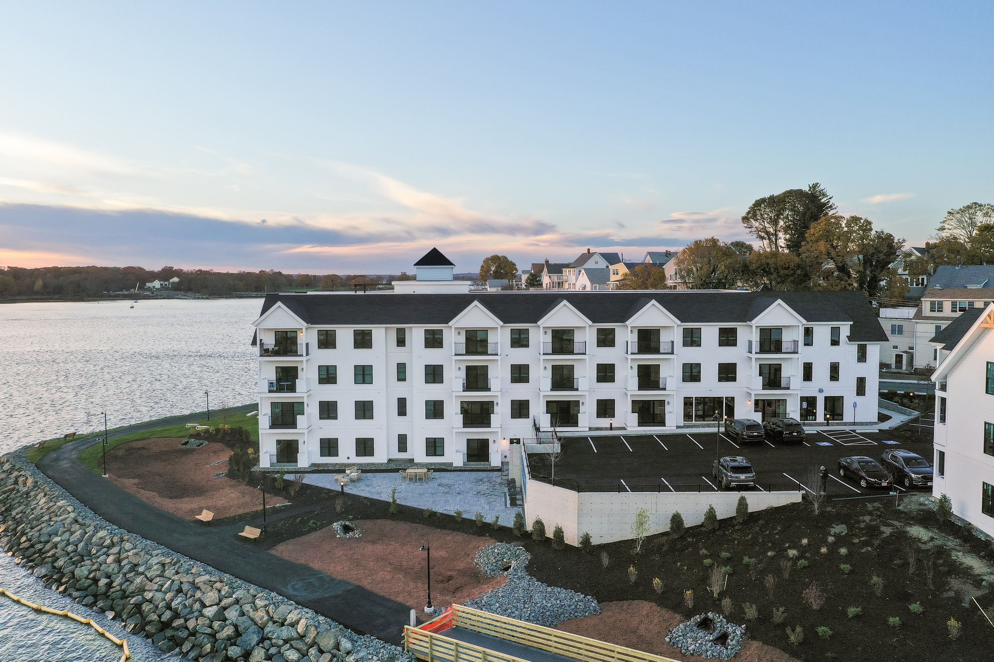 Exterior of Sedna apartments in Beverly