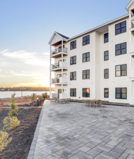 Exterior of Sedna apartments in Beverly