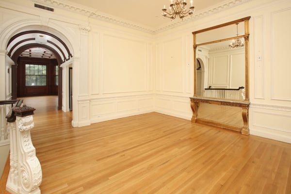 the ornate detail in this space provides a unique rental opportunity