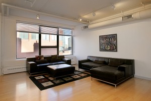 210 South Street Loft Living Room