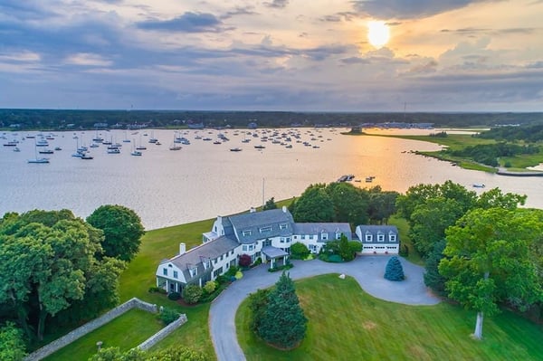 756 Point Road in Marion is one of Massachusetts' most beautiful waterfront homes for sale