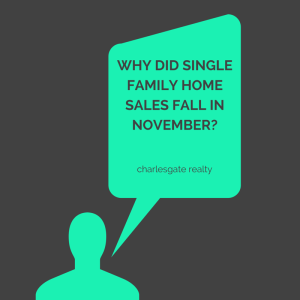 Why did single family home sales fall in