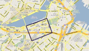 back bay boston map
