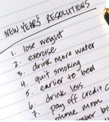 new years resolution for the home