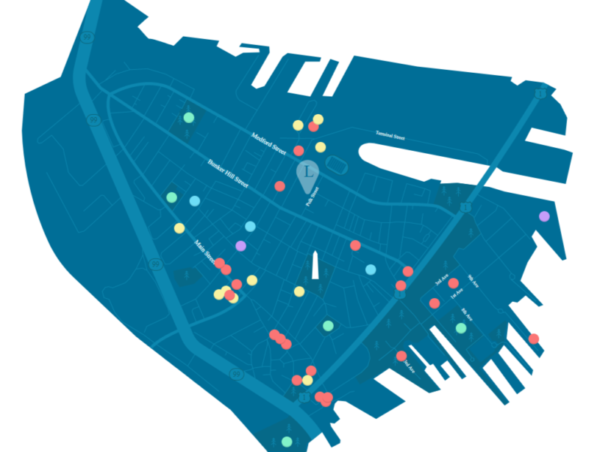 LUMEN Charlestown location map