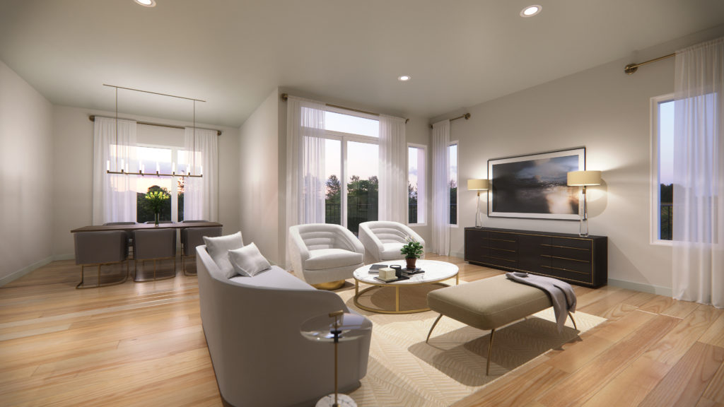 The Aberdeen Penthouse Living Room