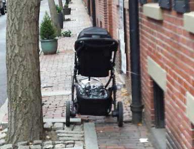urban stroller in Boston