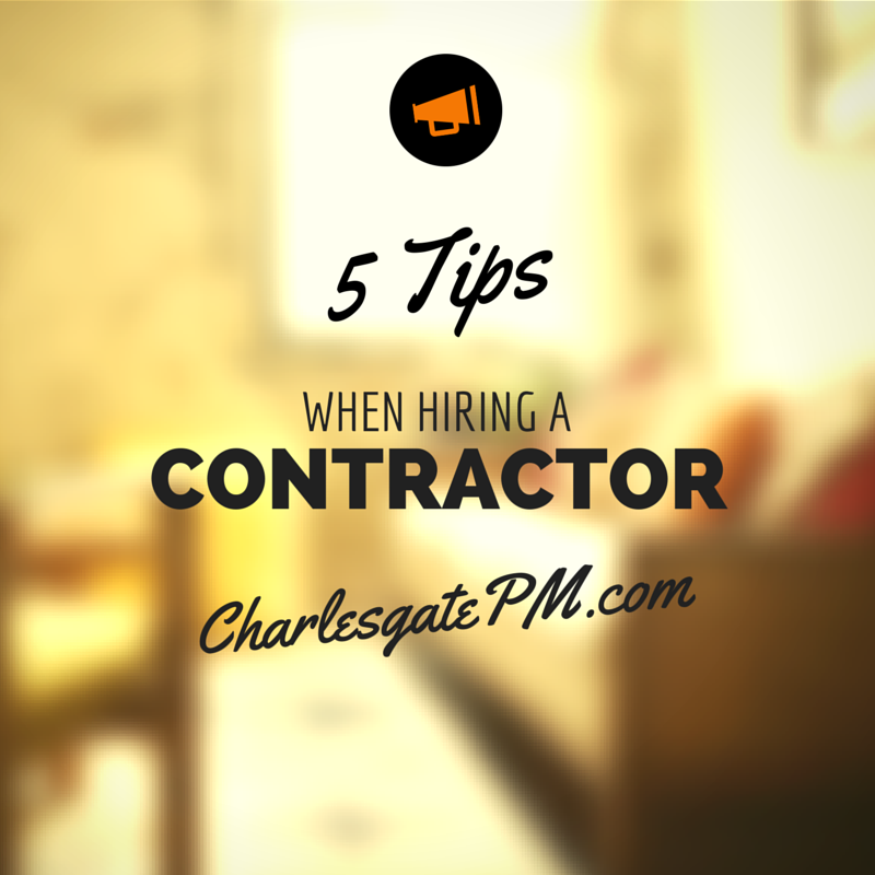 5 Tips for Dealing With Contractors