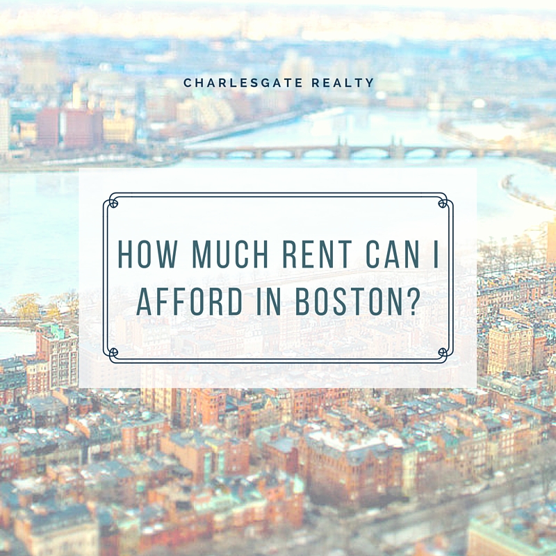How Much Rent Can I Afford in Boston?