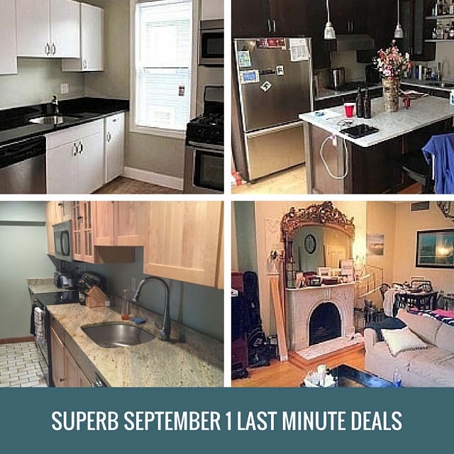 [This Weekend] September 1st Apartment Discounts