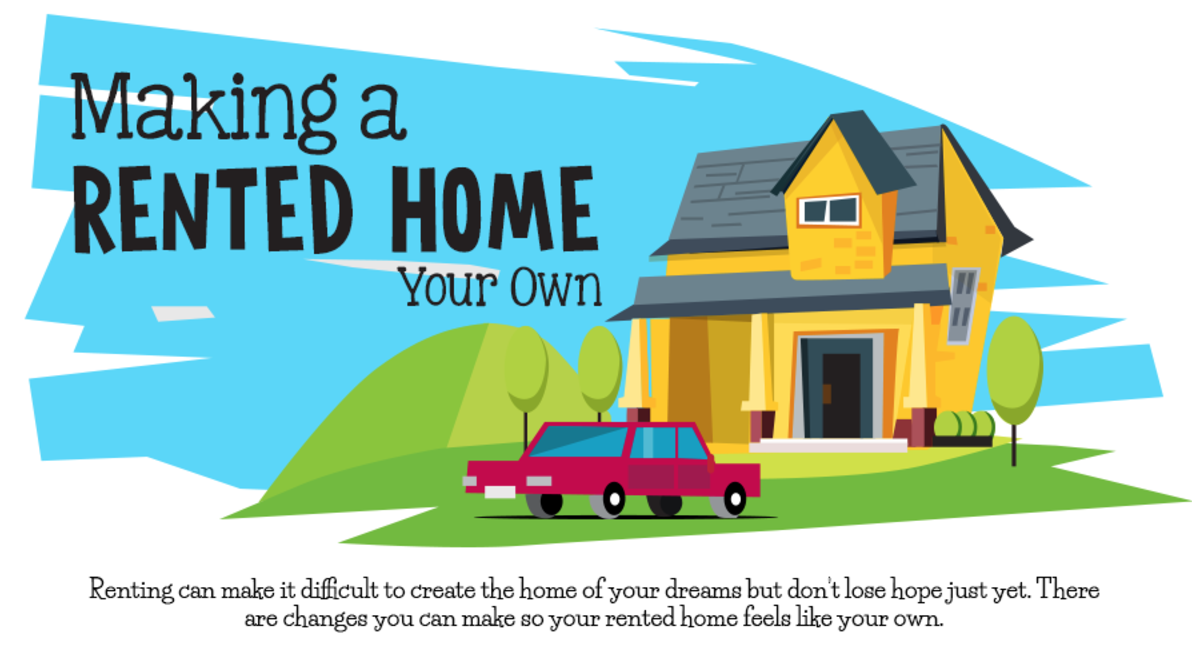 [Infographic] Make A Rented Home Your Own With These Easy Improvements