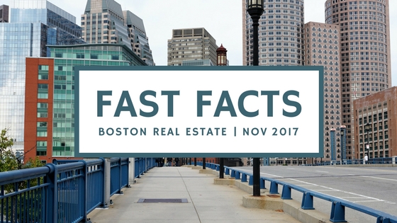 Boston Real Estate Market “Fast Facts” November 2017